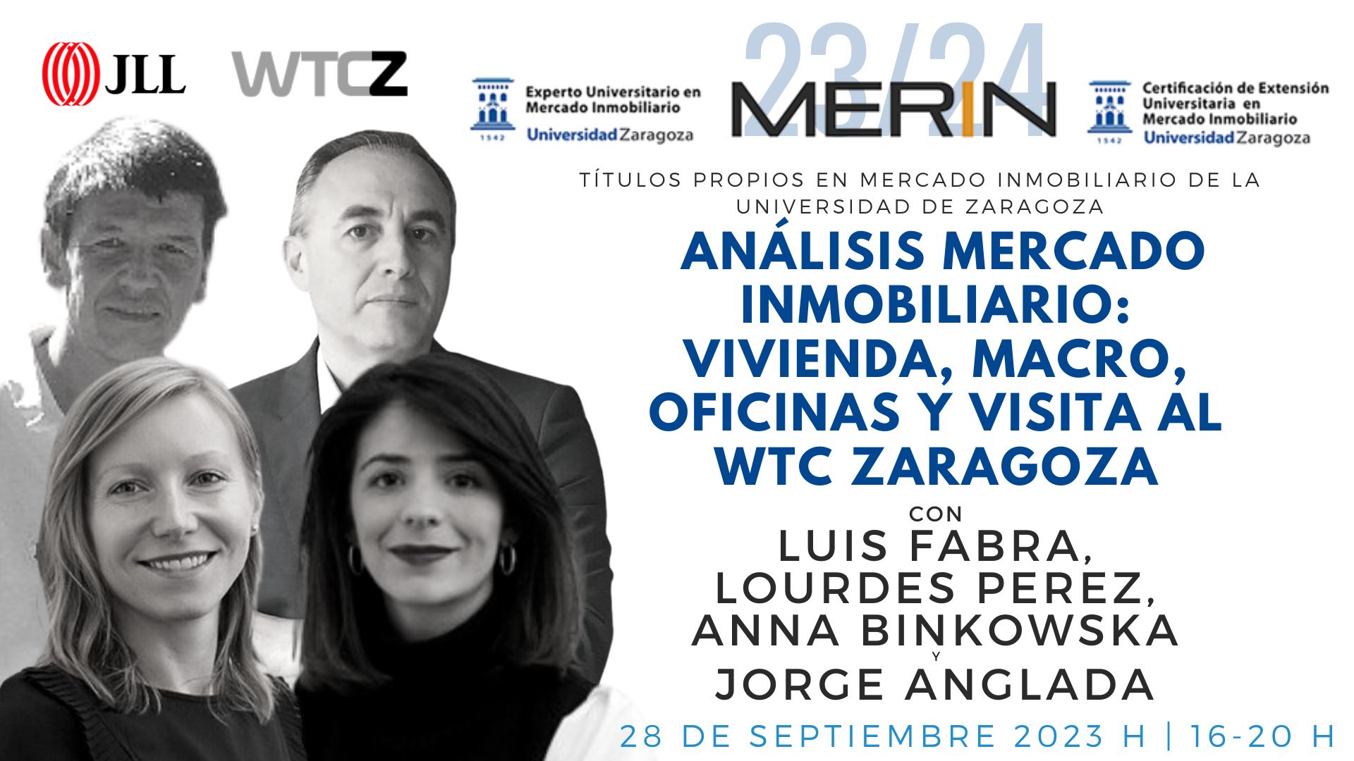Análisis Mercado Inmobiliario: Vivienda, Macro, Oficinas y visita al WTC Zaragoza con Luis Fabra, JLL y Jorge Anglada