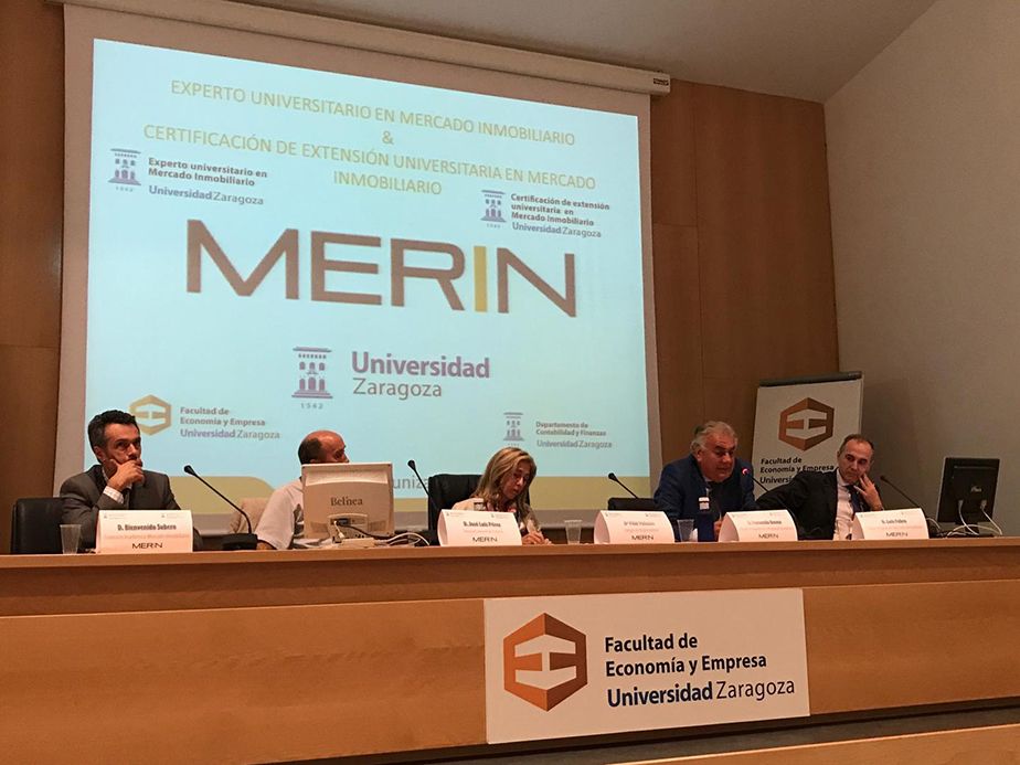 Comienzo de los Títulos Propios en Mercado Inmobiliario de la Universidad de Zaragoza