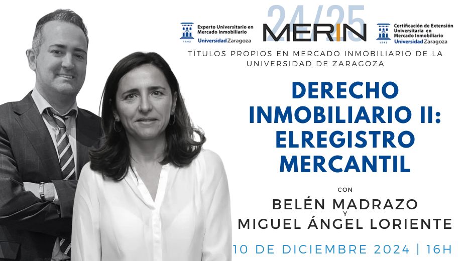 Derecho Inmobiliario El Registro Mercantil Con Belén Madrazo Y Miguel Ángel Loriente