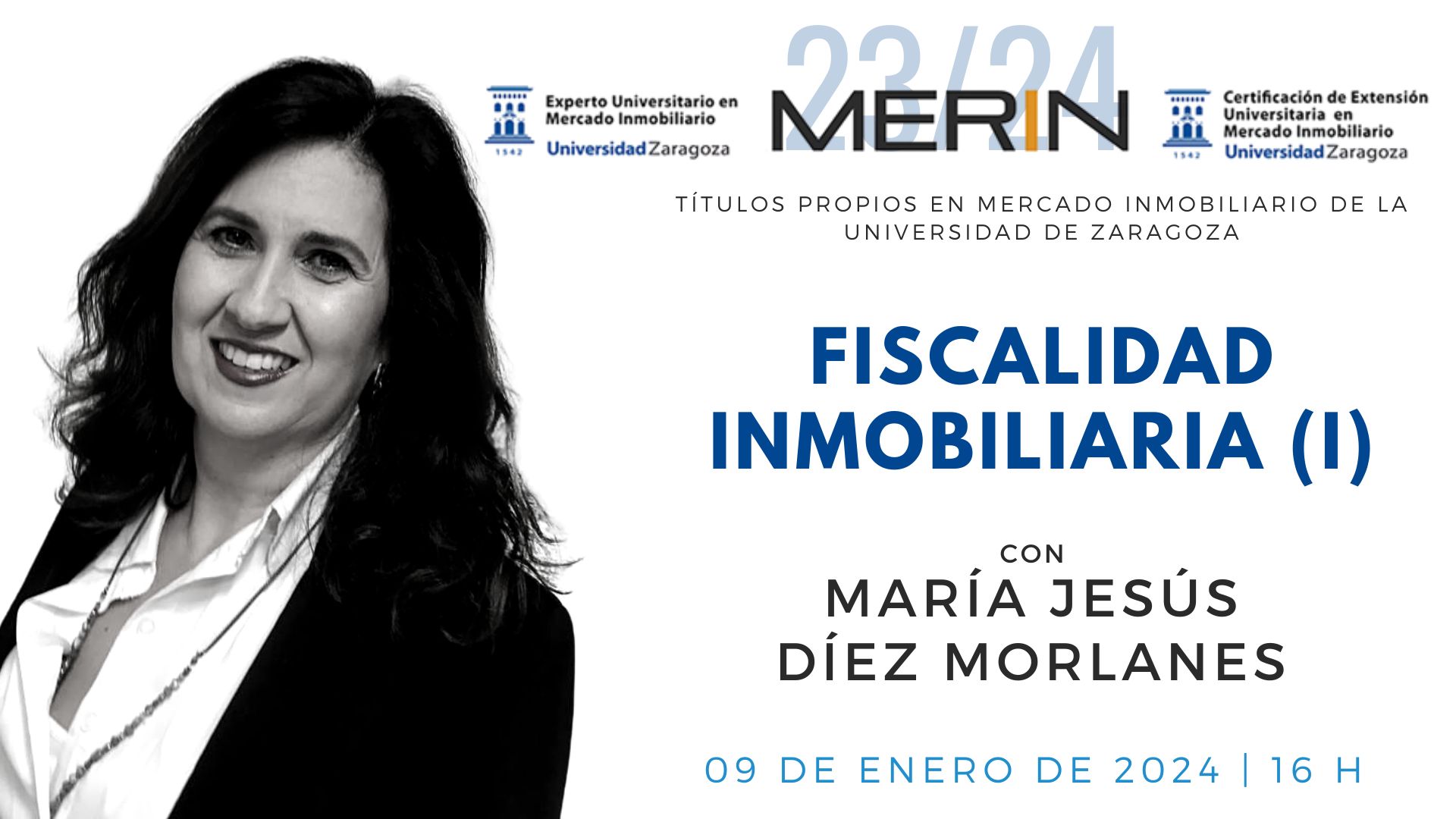 Fiscalidad Inmobiliaria (I) con María Jesús Díez Morlanes