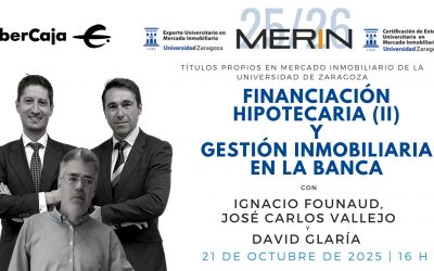 Análisis de Riesgos (II) y Gestión Inmobiliaria en la Banca con Ignacio Founaud, José Carlos Vallejo y David Glaría de Ibercaja Banco