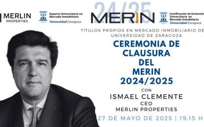 Ismael Clemente, CEO de Merlin Properties, en la clausura del MERIN 24/25