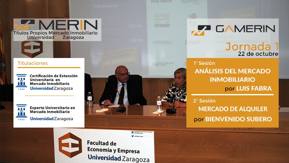 Comienza la promoción 2019-2020 de los Estudios Propios en Mercado Inmobiliario de la UZ