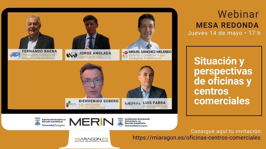 Webinar Situación y perspectivas de oficinas y centros comerciales
