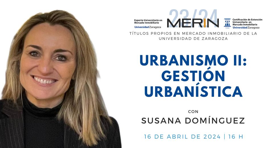 La Gestión Urbanística con Susana Domínguez